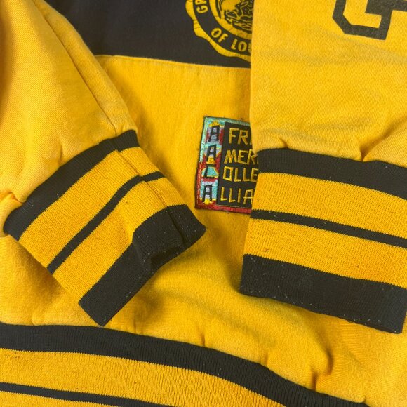 AACA Retro Grambling State Tigers Sweatshirt Extra Large Black & Yellow Hoodie - Picture 8 of 16